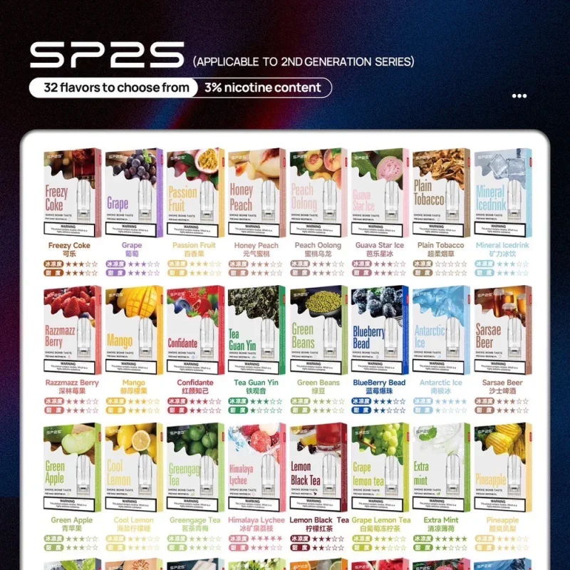 SP2S 思博瑞 一代煙彈 <BR>(買十送一)